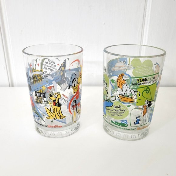 McDonalds Disney 100 Anniversary Glasses Set of Two - Picture 2 of 6